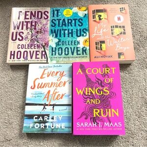 Book Tok Book Bundle Mix Of Adult Romance + YA Young Adult Summer Beach Reads